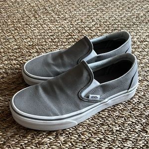 Gray Like New Classic SlipOn Vans